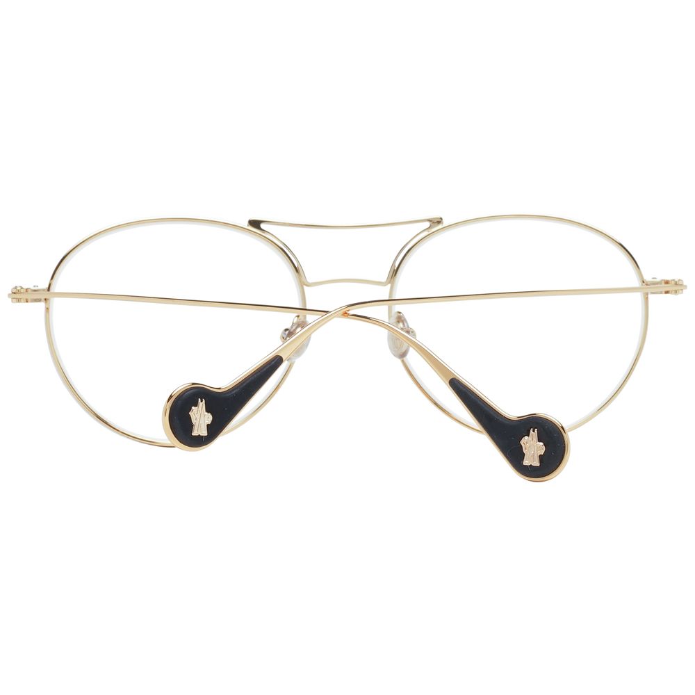 Moncler MO-1044362 Metal Round-Frame Sunglasses — Gold, view 3