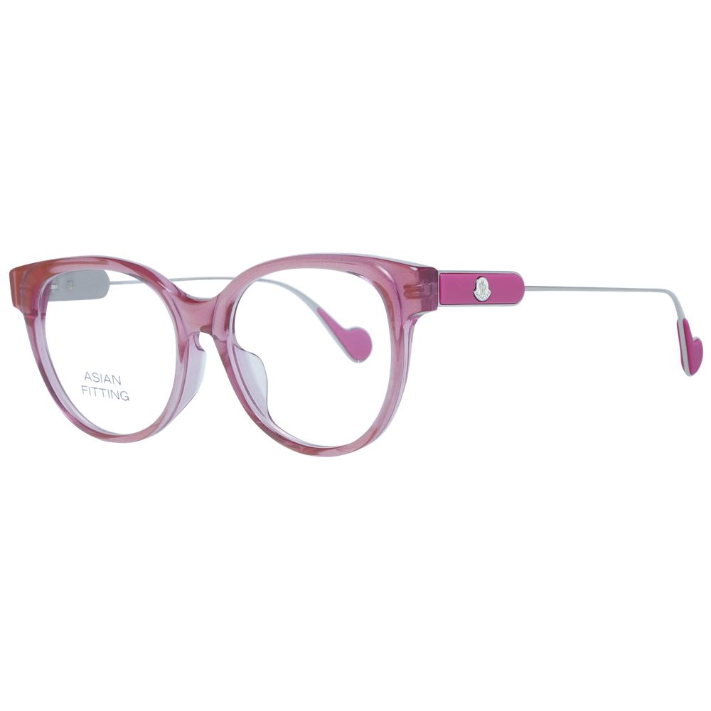 Moncler MO-1047129 Metal and Plastic Butterfly-Frame Eyeglasses — Pink by Moncler