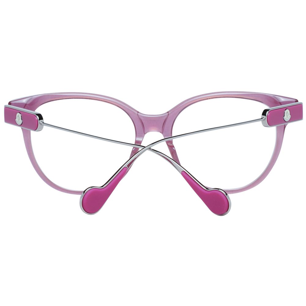 Moncler MO-1047129 Metal and Plastic Butterfly-Frame Eyeglasses — Pink, view 3