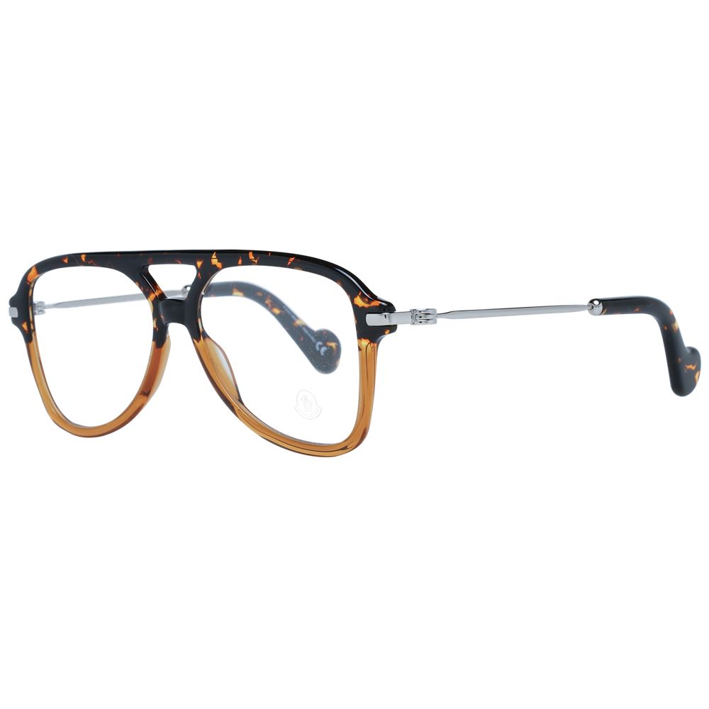 Moncler MO-1047132 Tortoiseshell Aviator Eyeglasses — Brown by Moncler