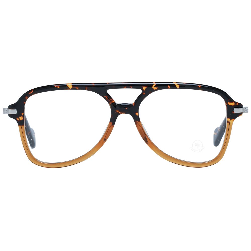 Moncler MO-1047132 Tortoiseshell Aviator Eyeglasses — Brown, view 2