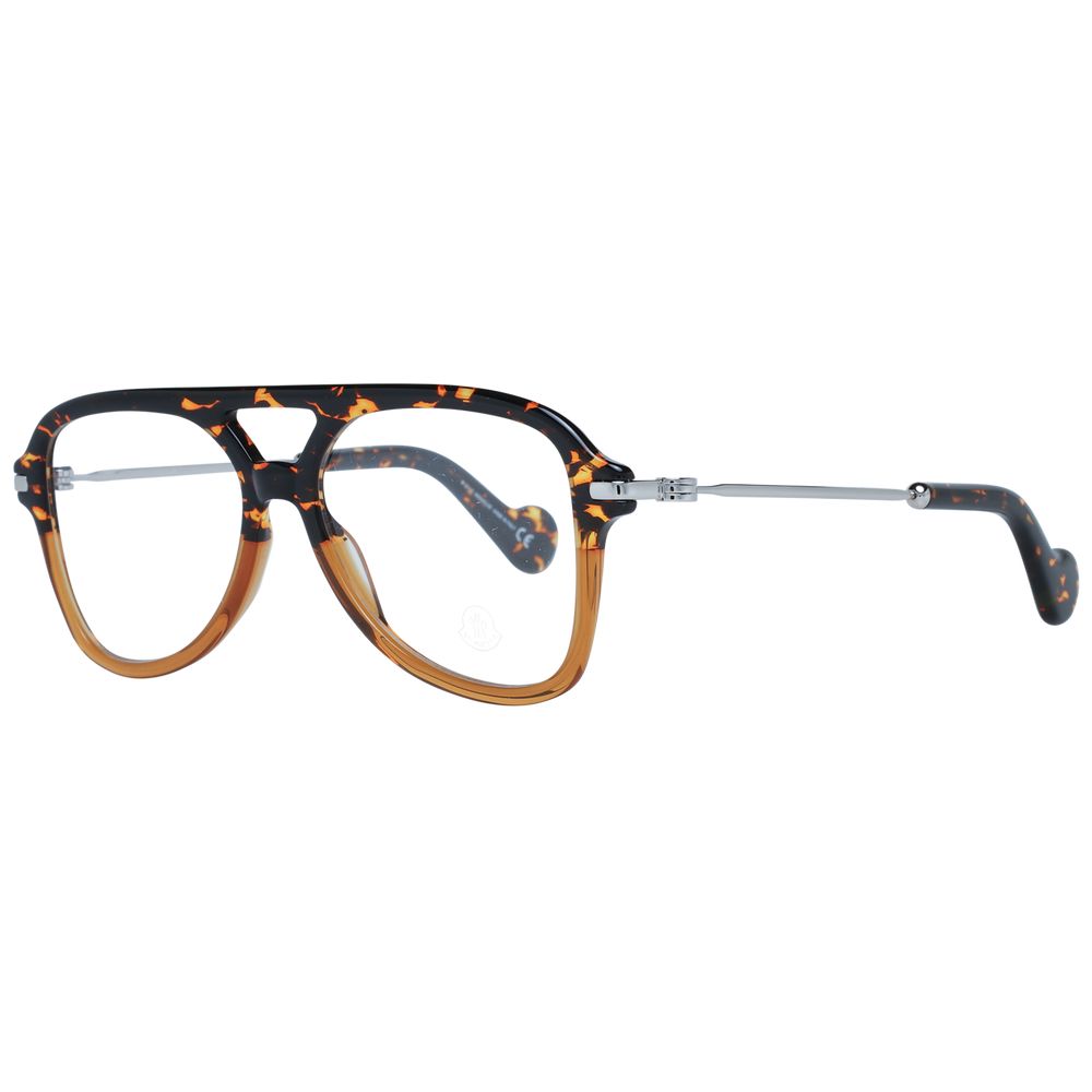 Moncler MO-1047133 Tortoiseshell Aviator Eyeglasses — Brown by Moncler