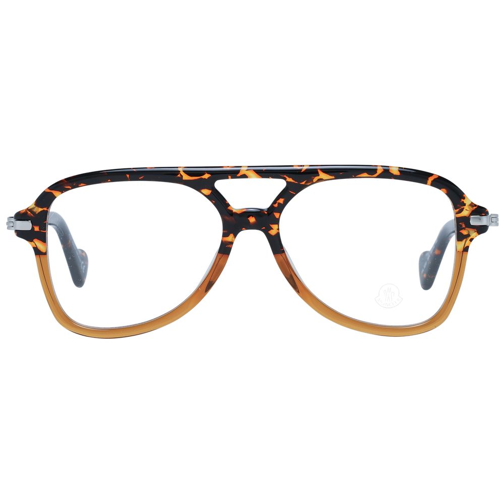 Moncler MO-1047133 Tortoiseshell Aviator Eyeglasses — Brown, view 2