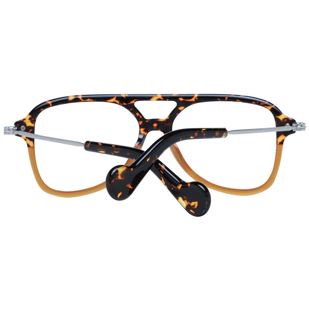Moncler MO-1047133 Tortoiseshell Aviator Eyeglasses — Brown, view 3