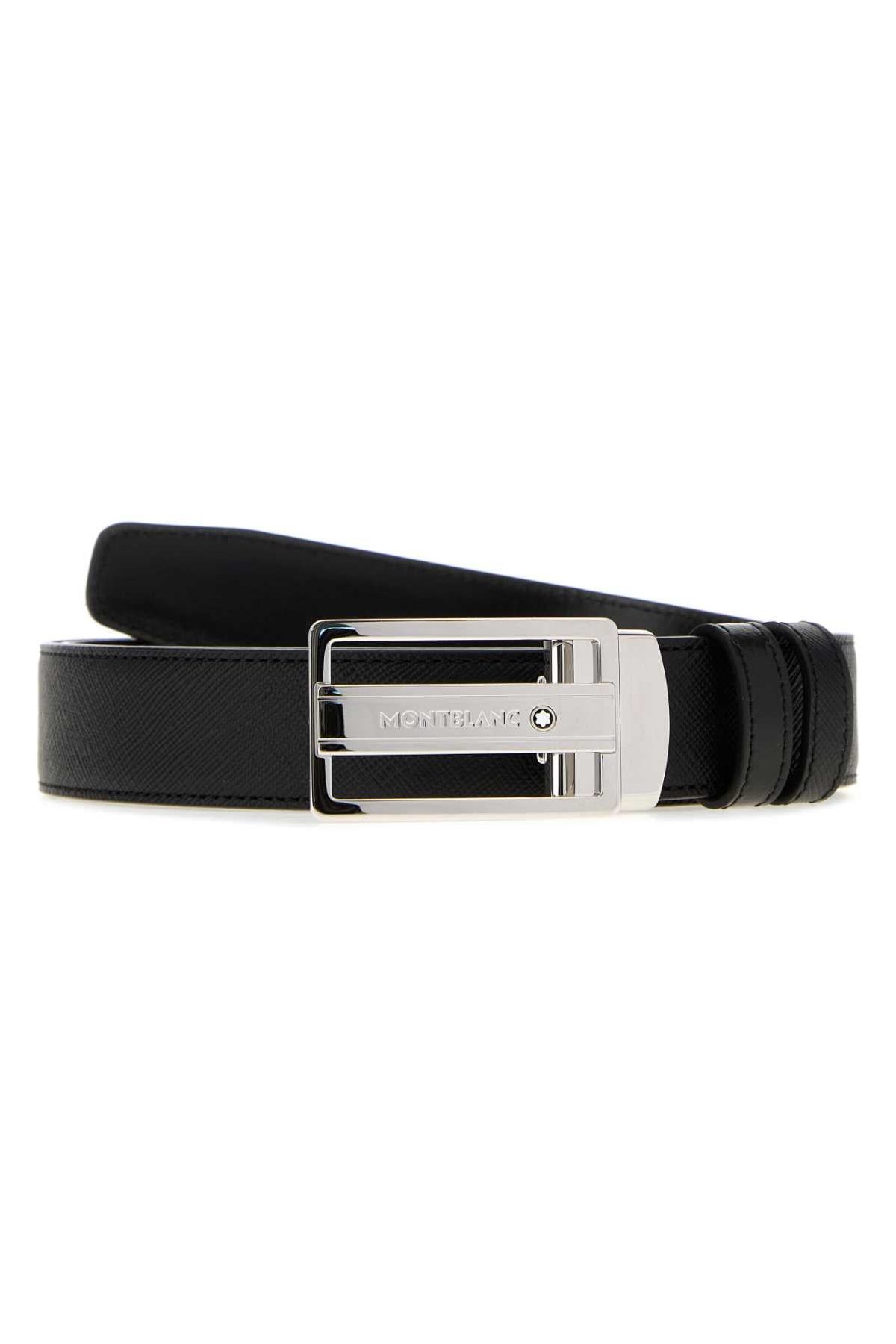 Montblanc Leather Belt — Black by Montblanc