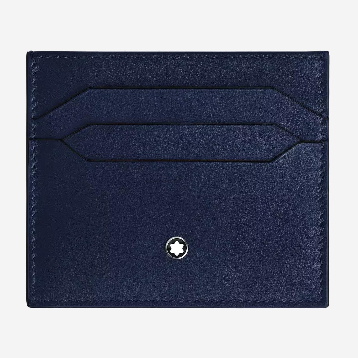 Montblanc Leather Card Case — Navy by Montblanc