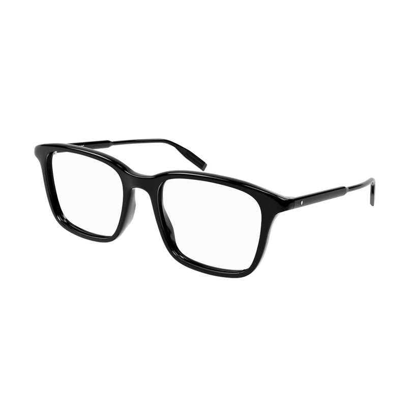 Montblanc MB0011O017 Square Full Rim Eyeglasses — Black by Montblanc