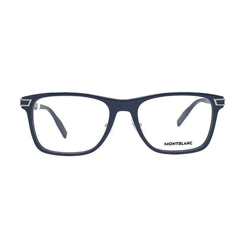 Montblanc MB0042O003 Square Full Rim Eyeglasses — Blue, view 2