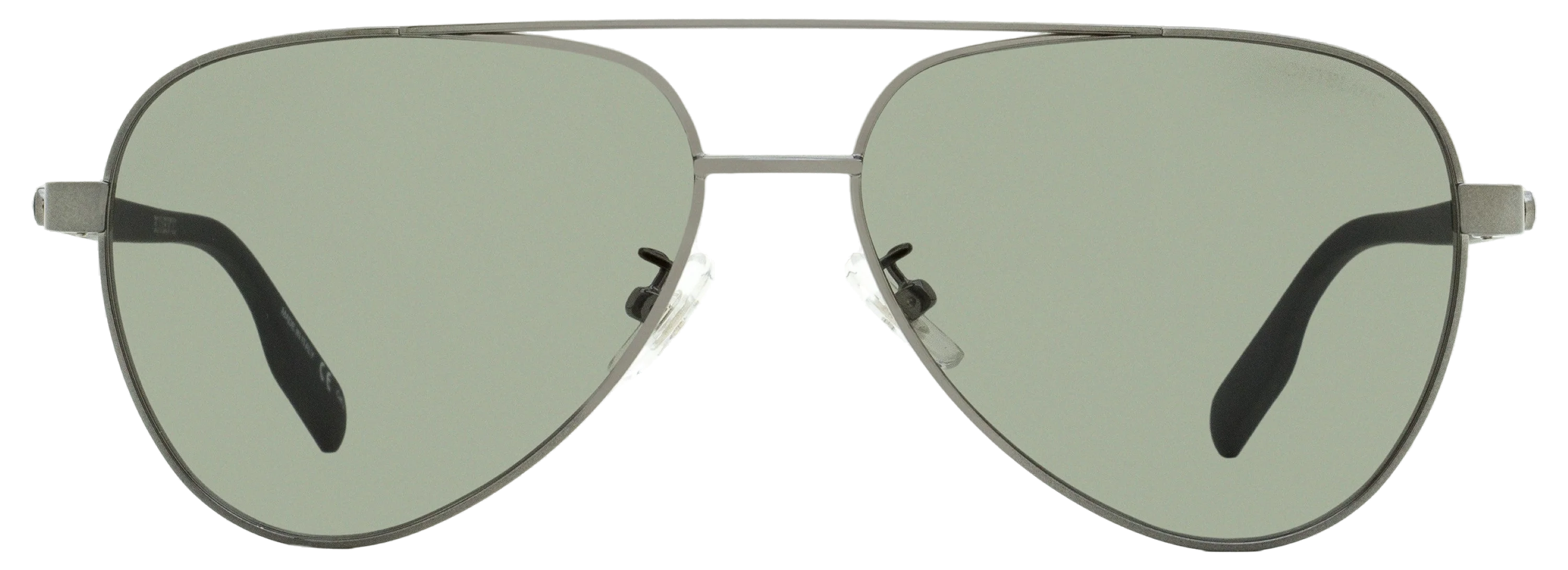 Montblanc MB0182S Aviator Metal Frame Sunglasses — Gray, view 2