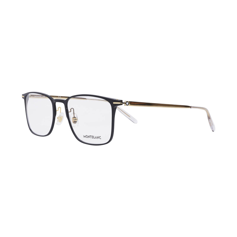 Montblanc MB0193O002 Rectangle Full Rim Eyeglasses — Black by Montblanc