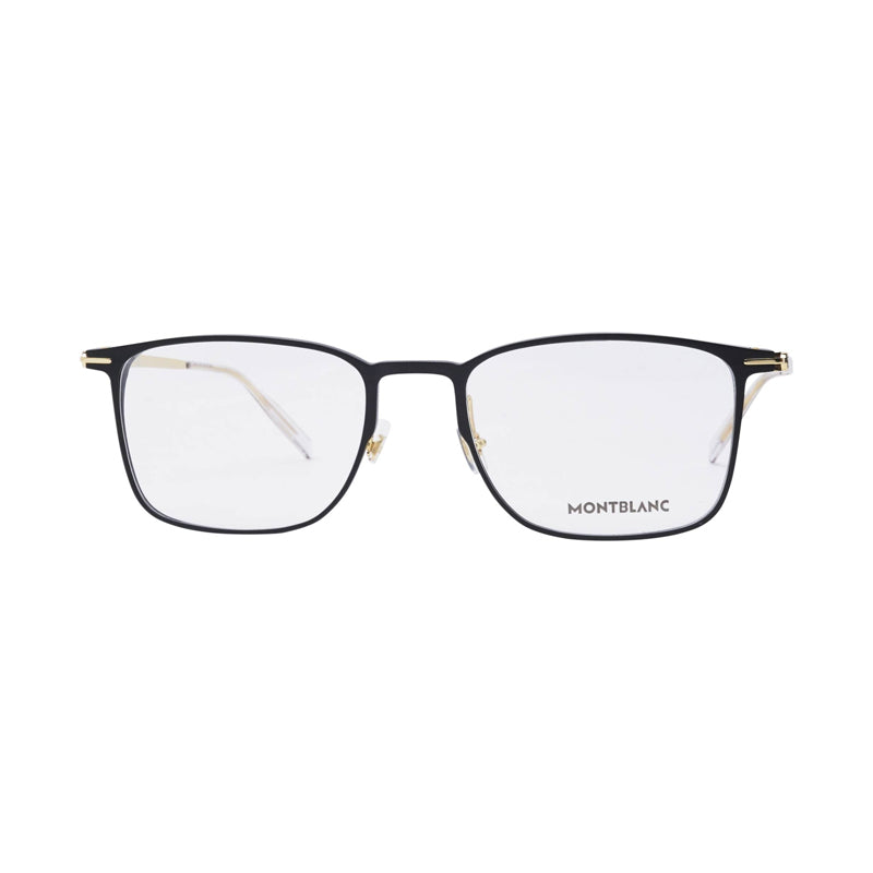 Montblanc MB0193O002 Rectangle Full Rim Eyeglasses — Black, view 2