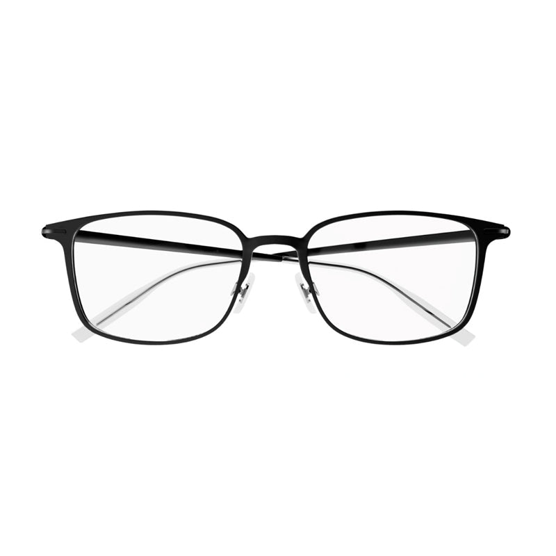 Montblanc MB0196OK001 Rectangle Full Rim Eyeglasses — Black, view 2