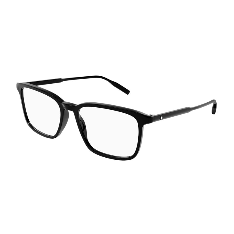 Montblanc MB0197O001 Square Full Rim Eyeglasses — Black by Montblanc