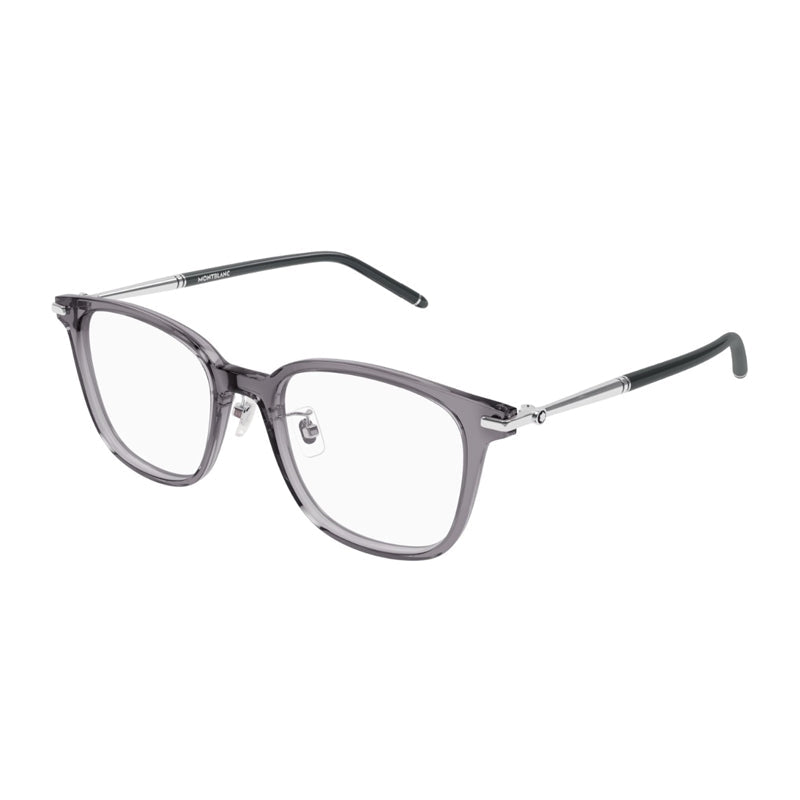 Montblanc MB0247OK002 Square Full Rim Eyeglasses — Gray by Montblanc