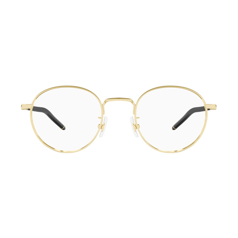 Montblanc MB0273O001 Round Metal Frame Eyeglasses — Gold, view 2