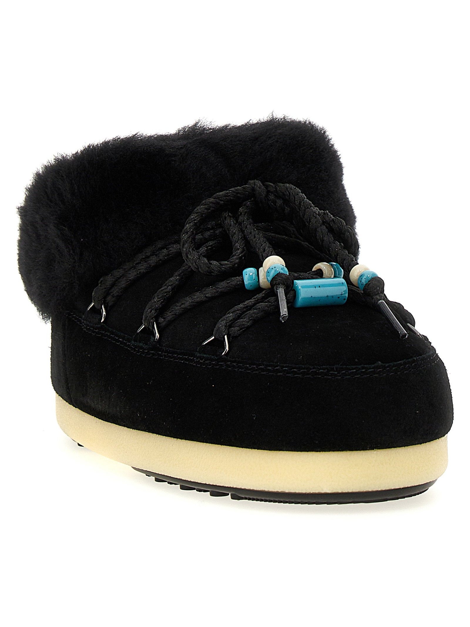 Moon Boot Suede with Fur Ankle Boot, view 2