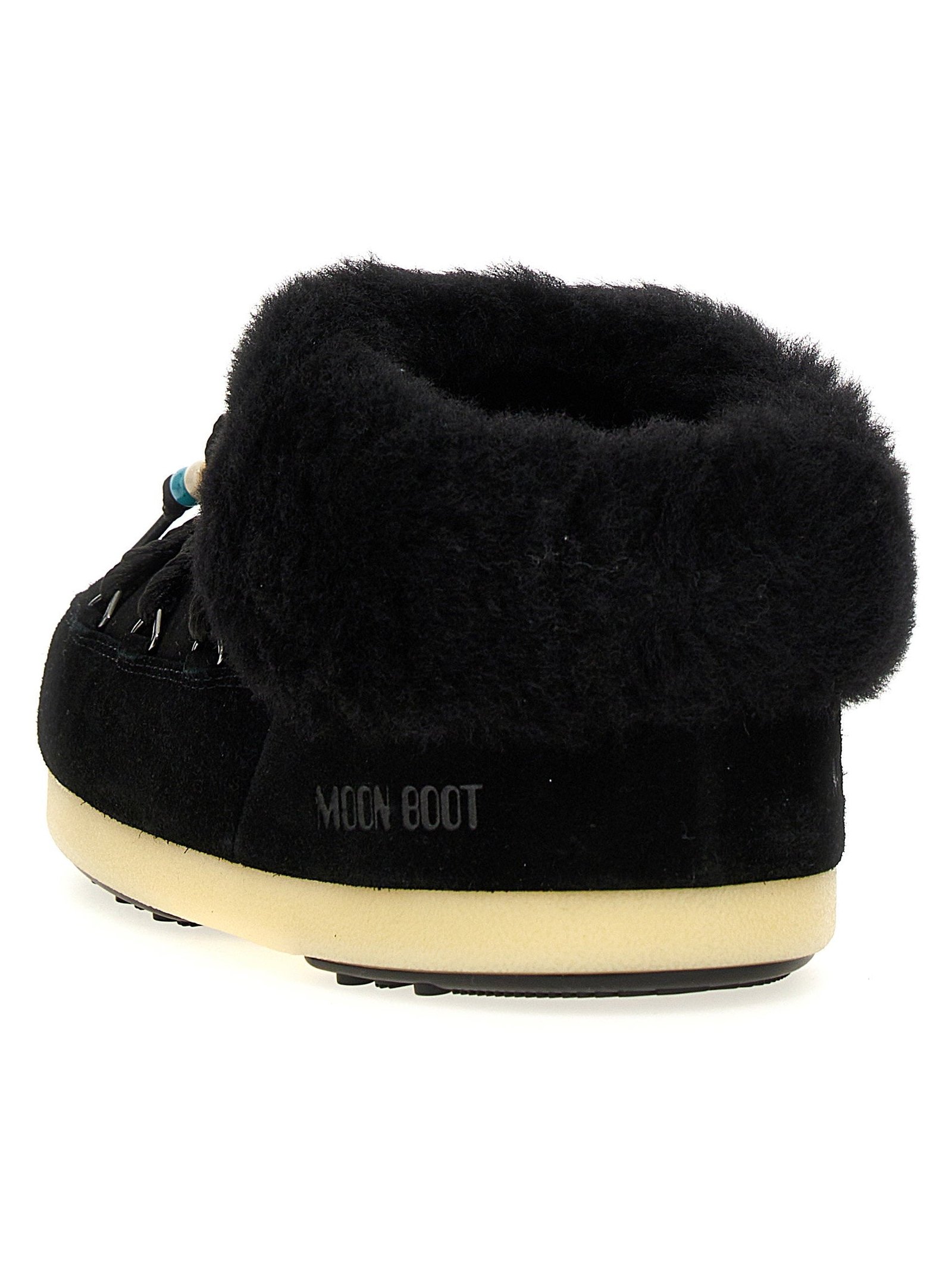 Moon Boot Suede with Fur Ankle Boot, view 3