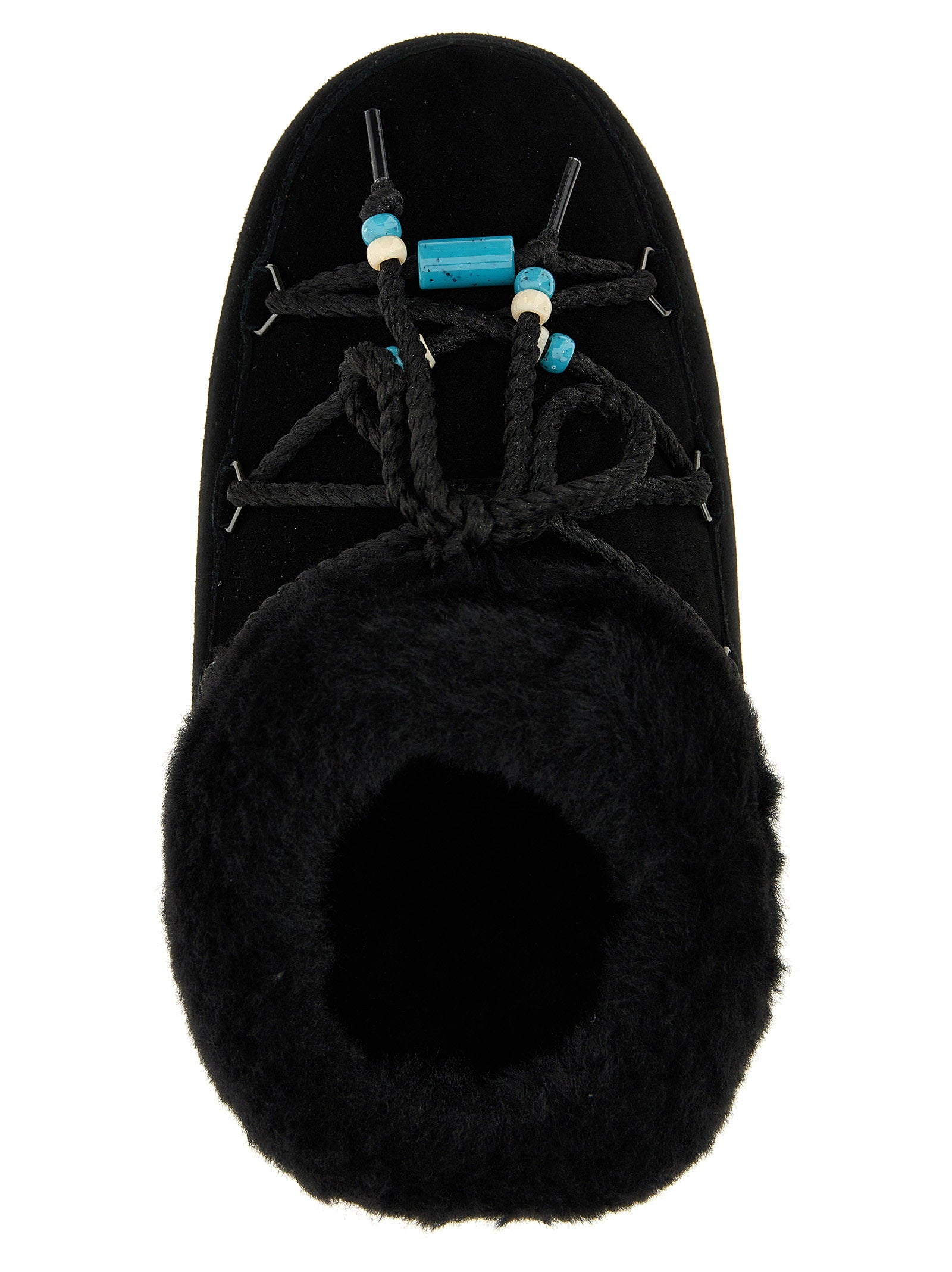 Moon Boot Suede with Fur Ankle Boot, view 4