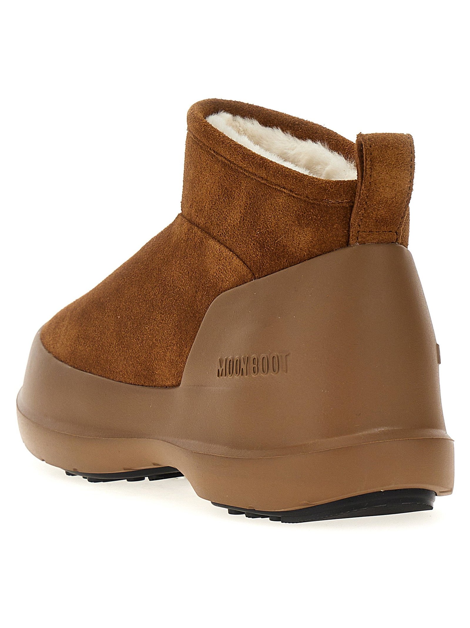 Moon Boot Luna Low Ankle Boot — Brown, view 3