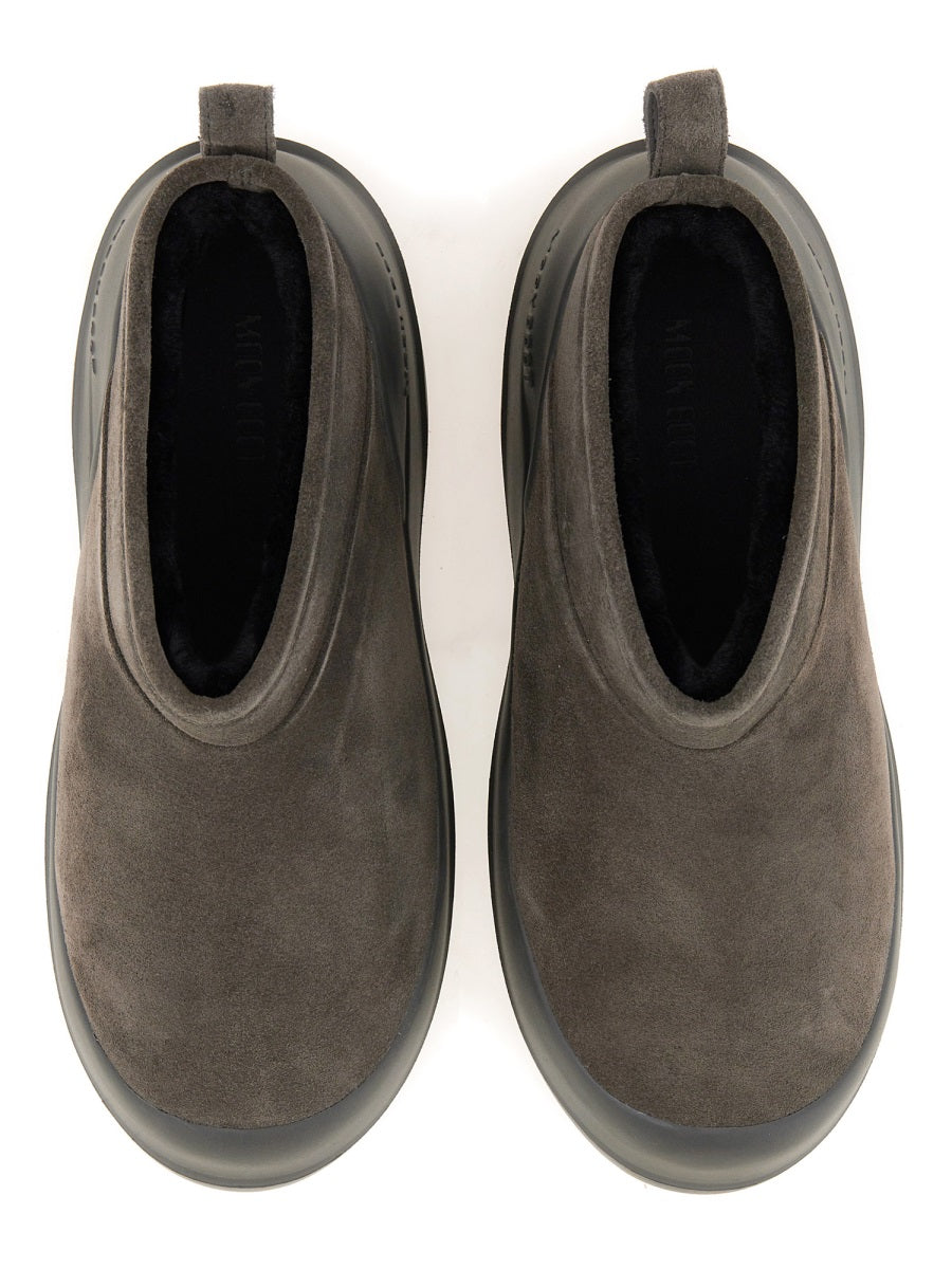 Moon Boot Cow Suede Boot — Charcoal, view 5