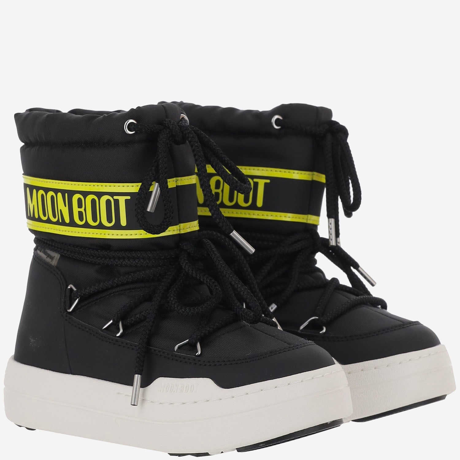 Moon Boot Nylon Winter Boots — Black, view 2