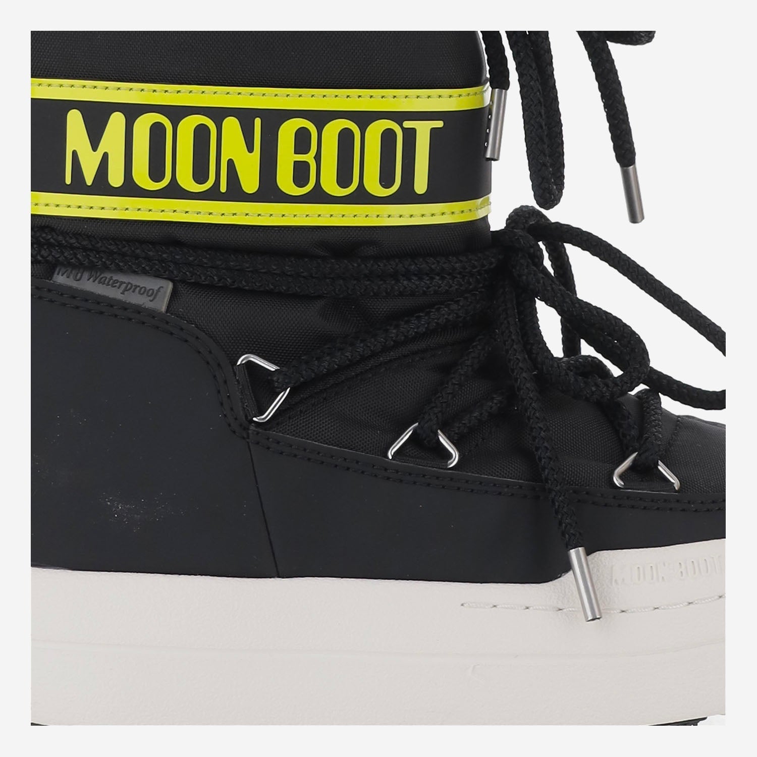 Moon Boot Nylon Winter Boots — Black, view 4