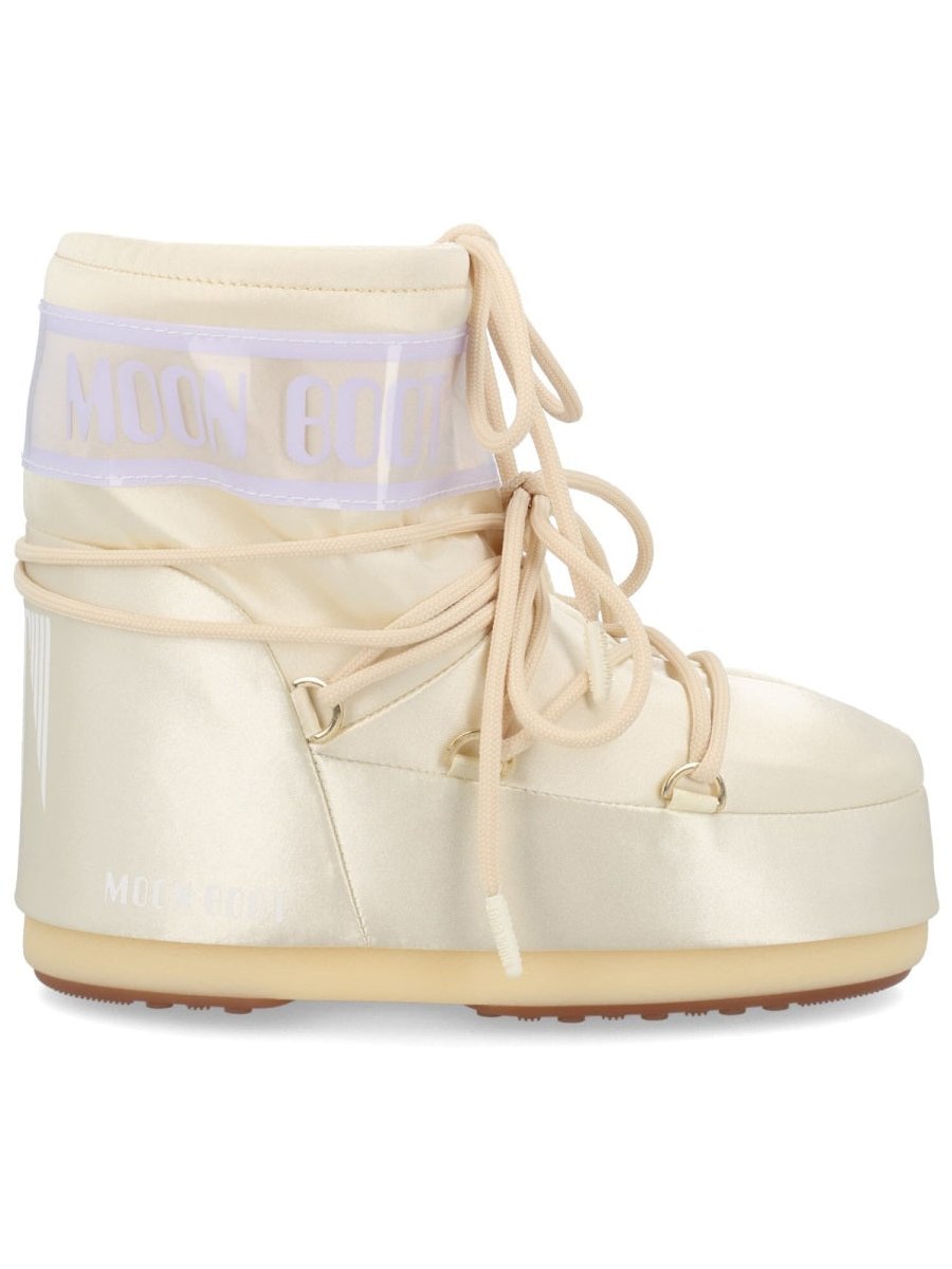 Moon Boot Icon Low Boots — Ivory, view 5