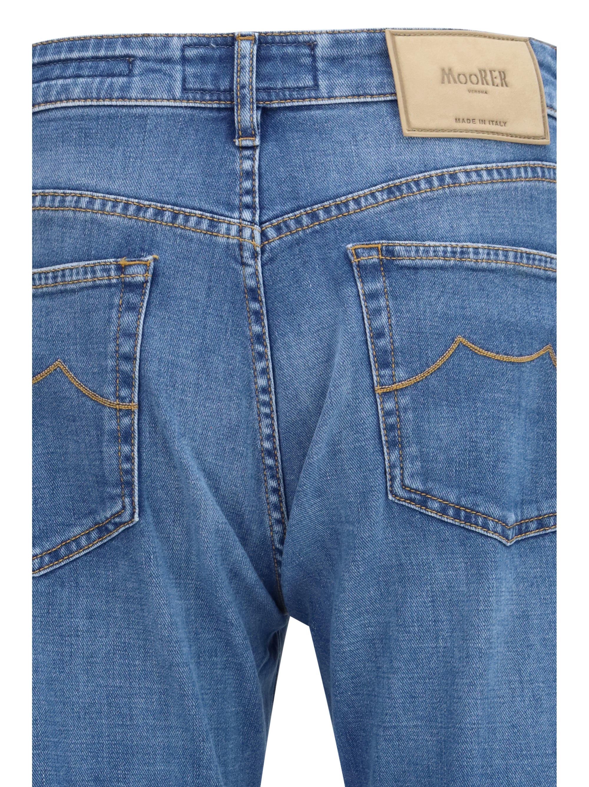 Moorer Jeans — Blue, view 3