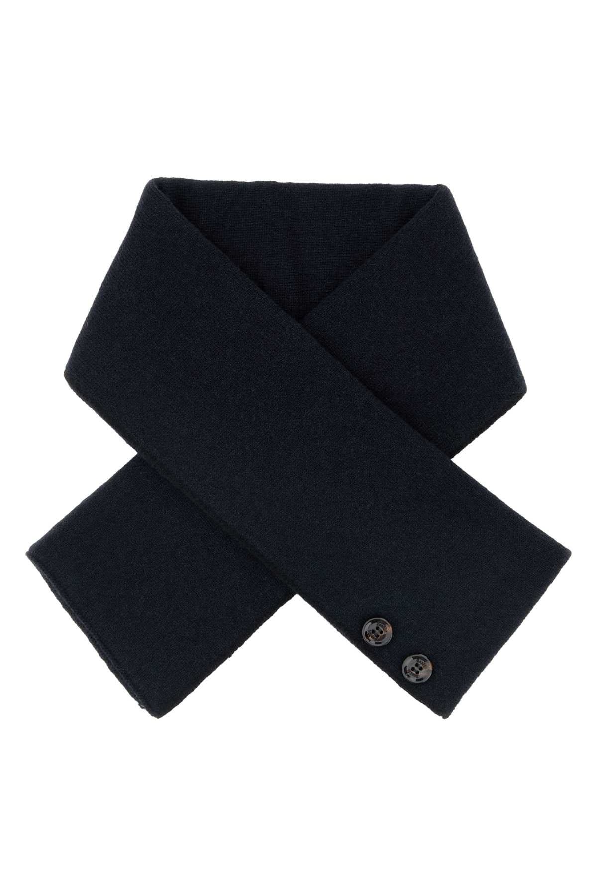 Moorer Cashmere Wrap Scarf — Navy by Moorer