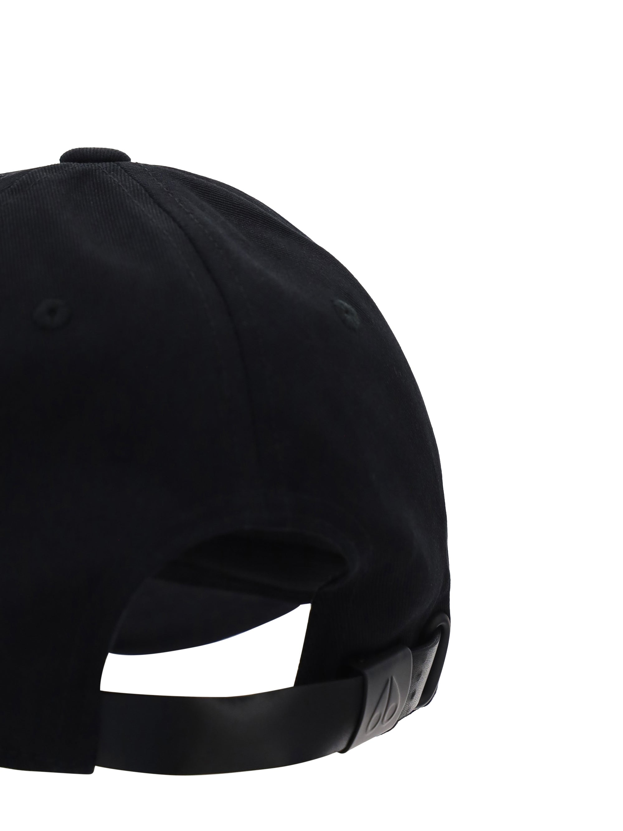 Moose Knuckles M31MA534 Logo Icon Appliqué Baseball Cap — Black, view 3