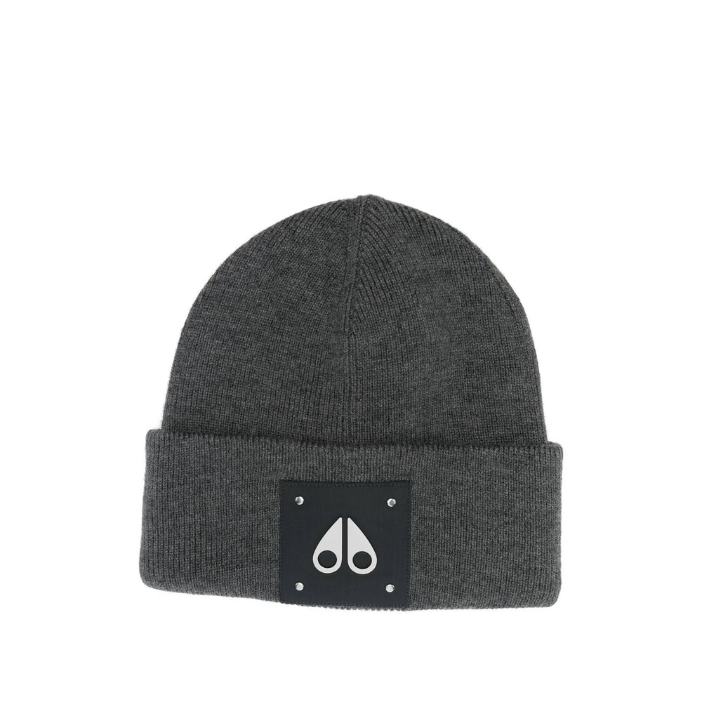 Moose Knuckles M34MA574 Wool Beanie — Gray by Moose Knuckles