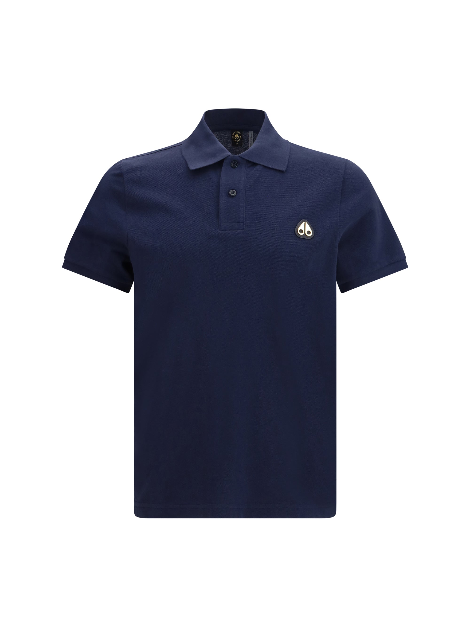 Moose Knuckles Everett Gold Polo — Navy by Moose Knuckles