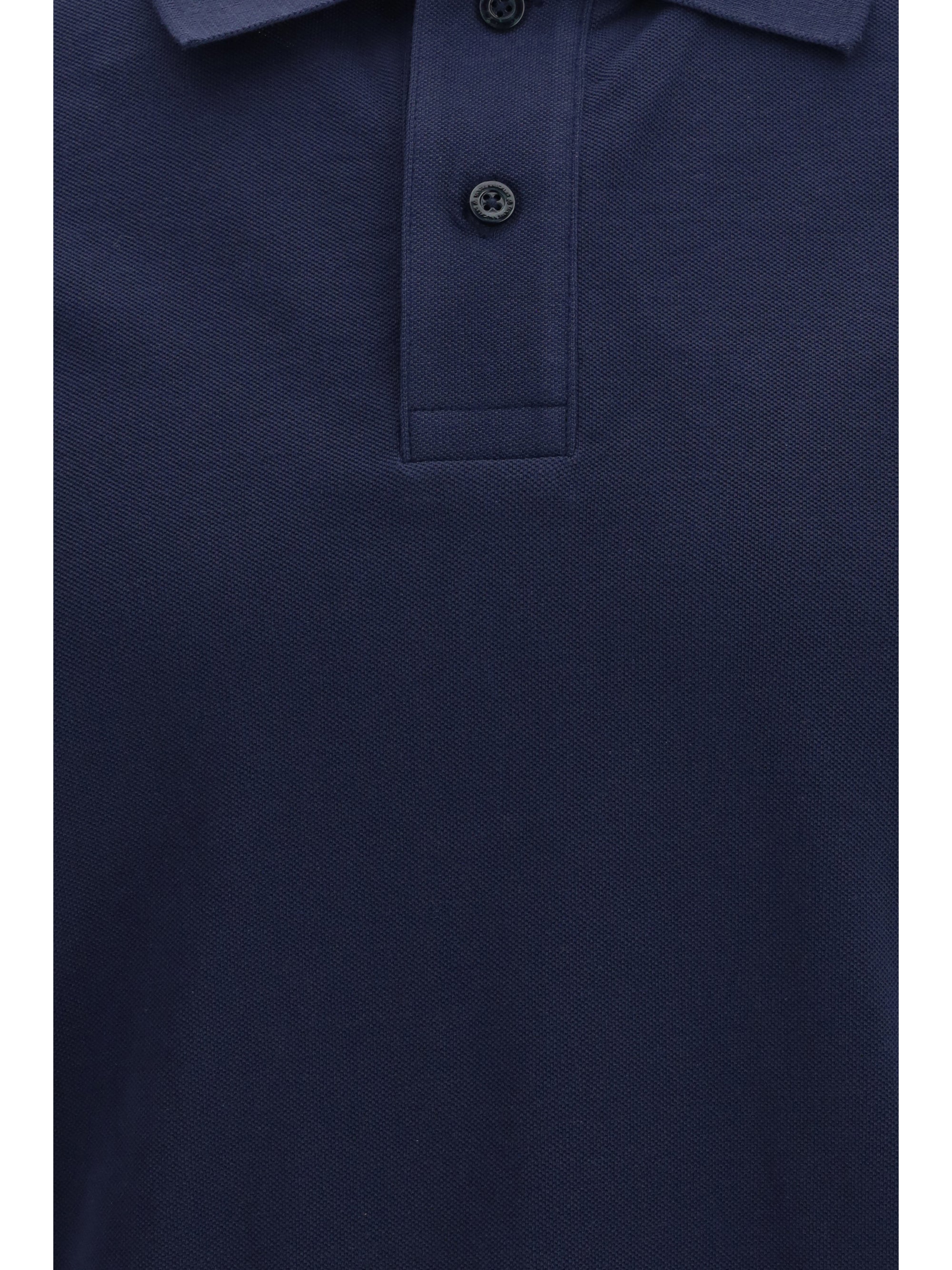 Moose Knuckles Everett Gold Polo — Navy, view 3