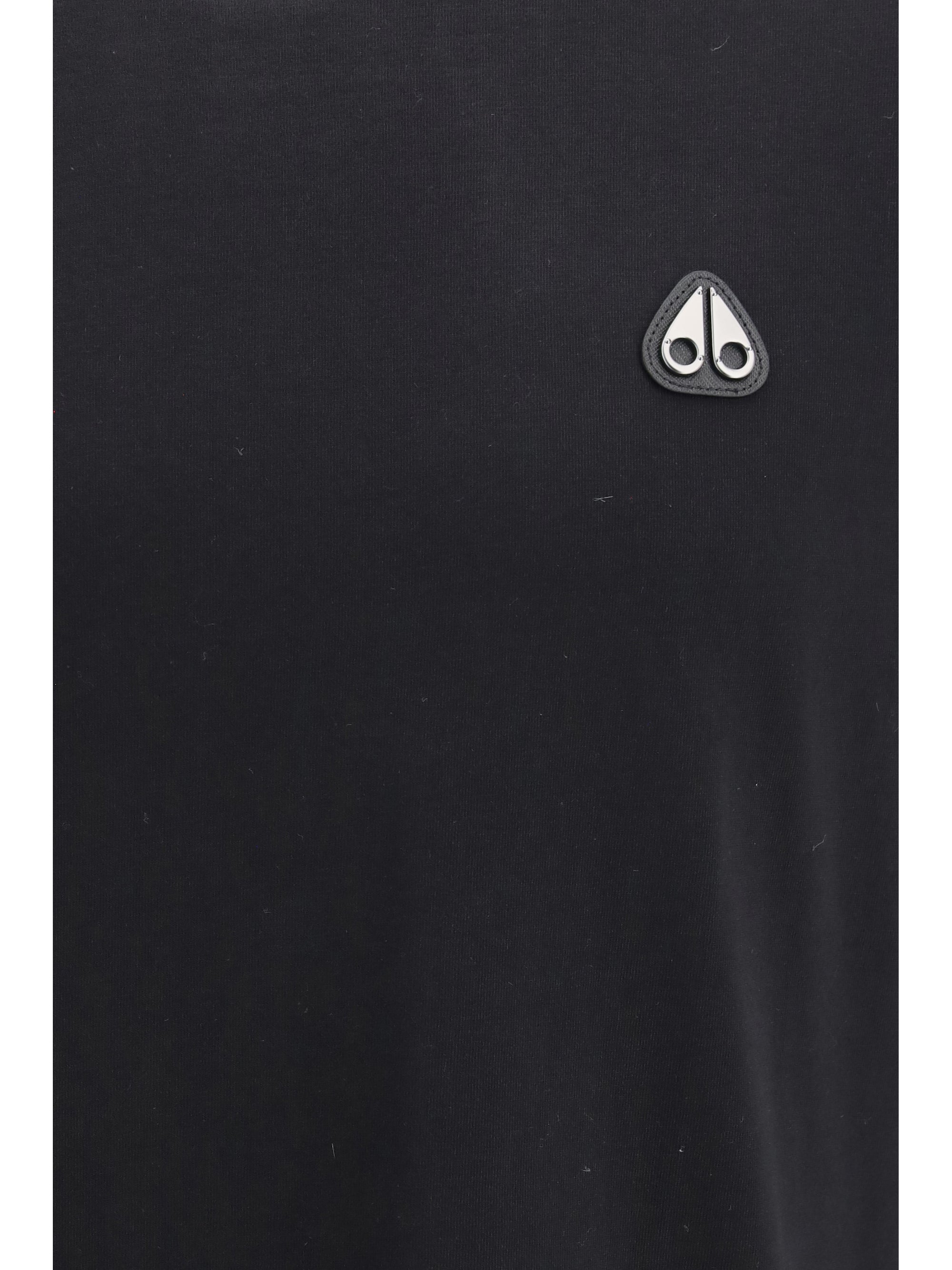 Moose Knuckles Crescent T-Shirt — Black, view 3