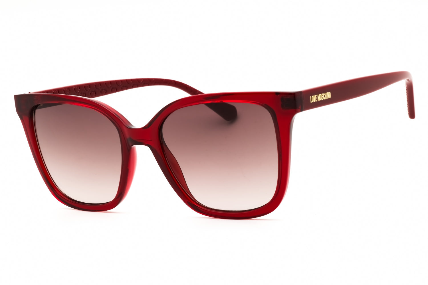 Moschino Love MOL077S Oversized Square Sunglasses — Red by Moschino Love