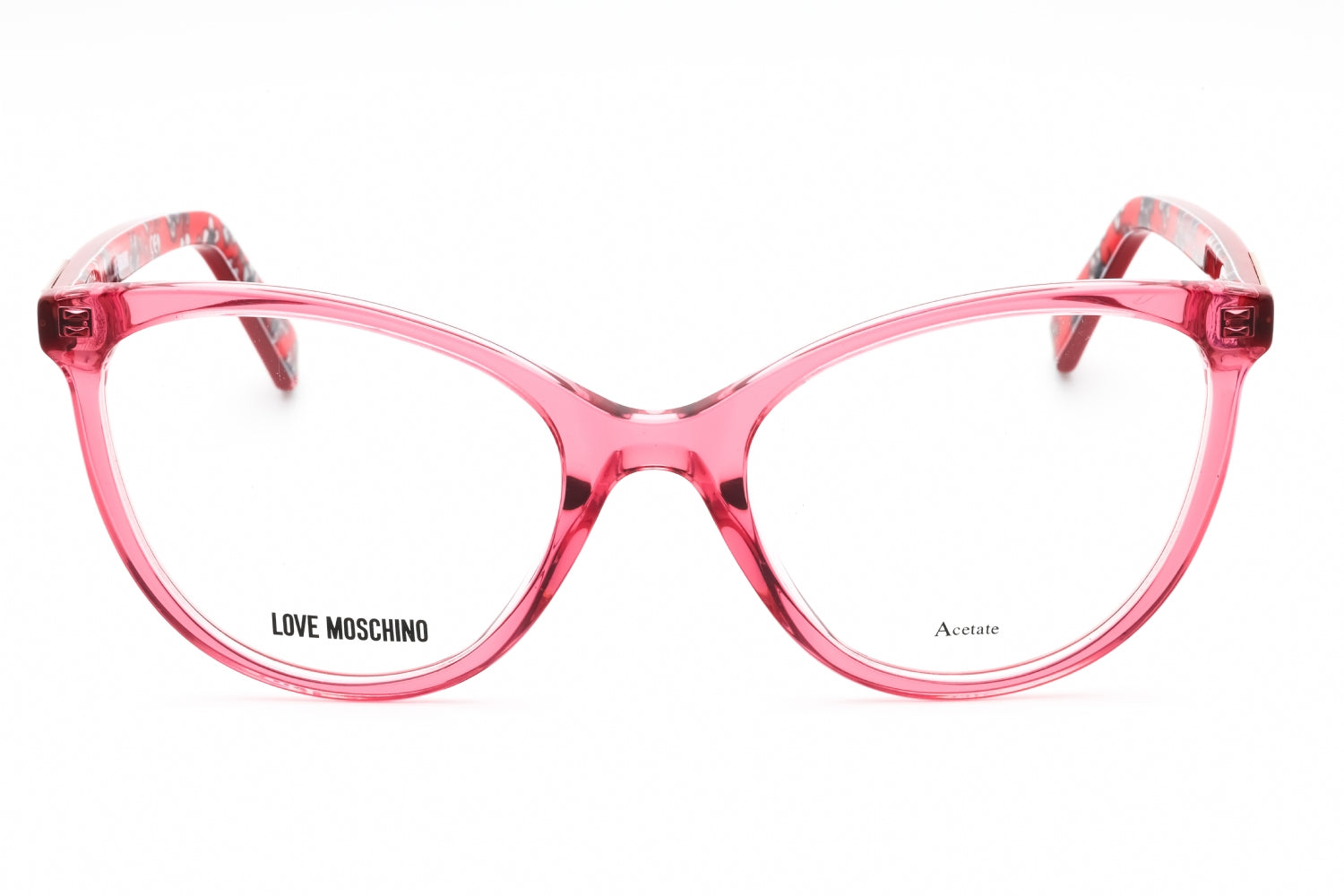Moschino Love MOL574 Cat Eye Plastic Frame Eyeglasses — Pink, view 2