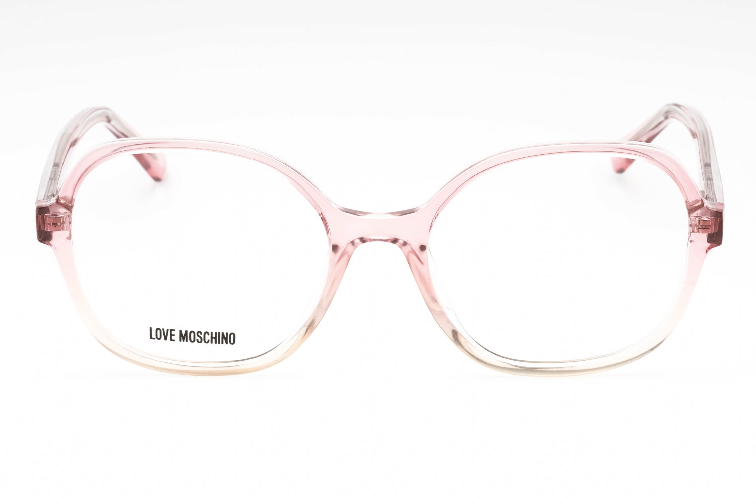 Moschino Love MOL616 Round Frame Eyeglasses — Pink, view 2