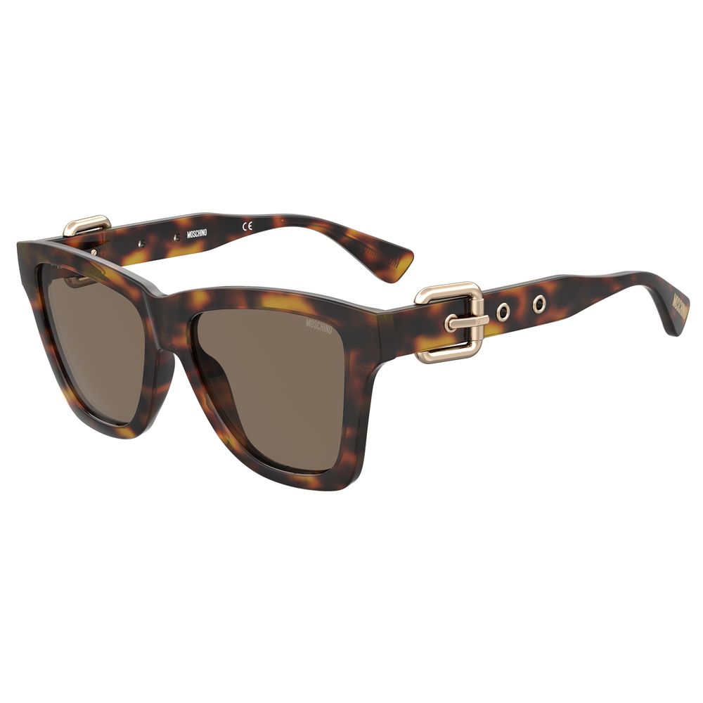 Moschino MOMOS131S086F470AC Tortoiseshell Acetate Sunglasses — Brown by Moschino