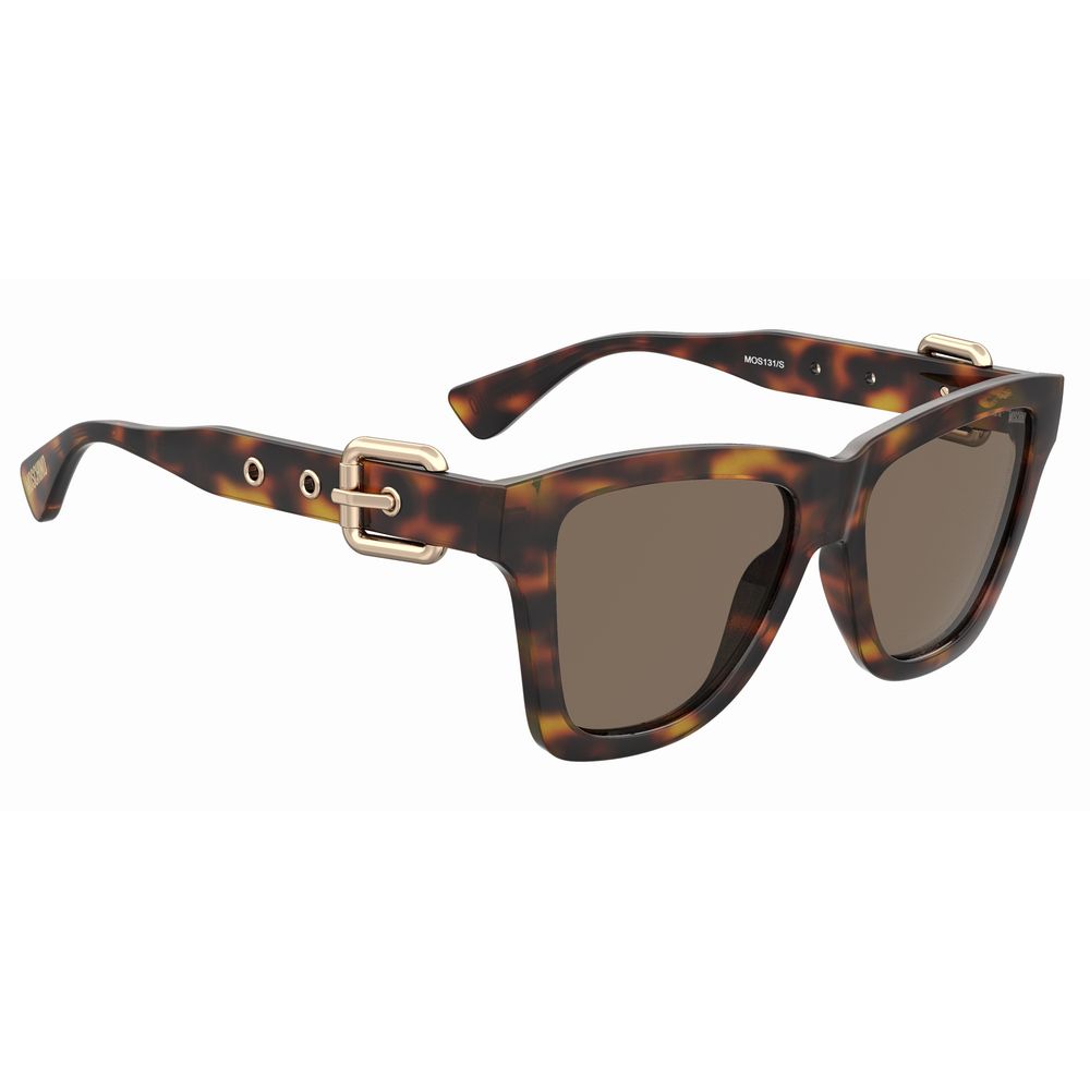 Moschino MOMOS131S086F470AC Tortoiseshell Acetate Sunglasses — Brown, view 3