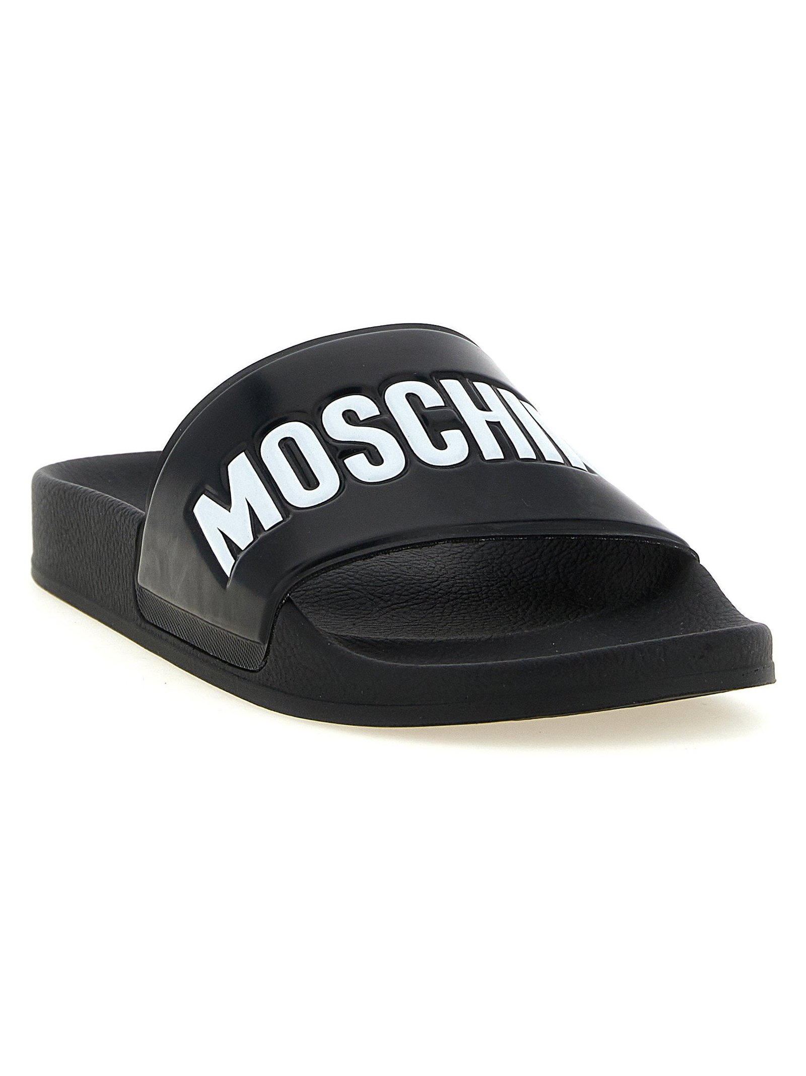 Moschino Pool Slide — Black, view 2