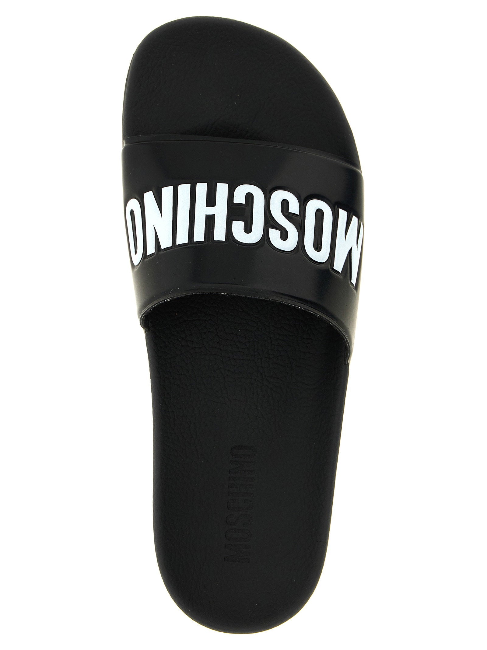 Moschino Pool Slide — Black, view 4