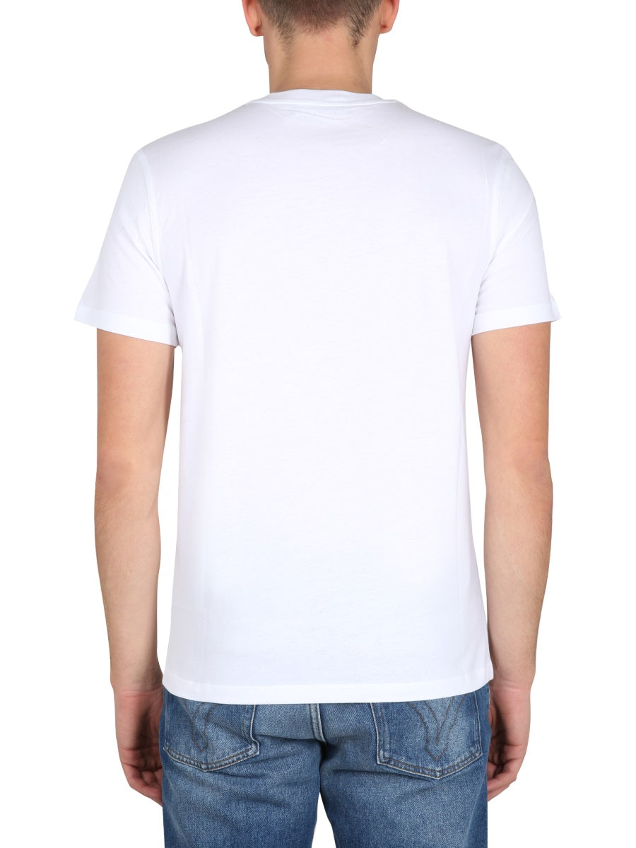 Moschino Teddy Bear Organic Jersey T-Shirt — White, view 3