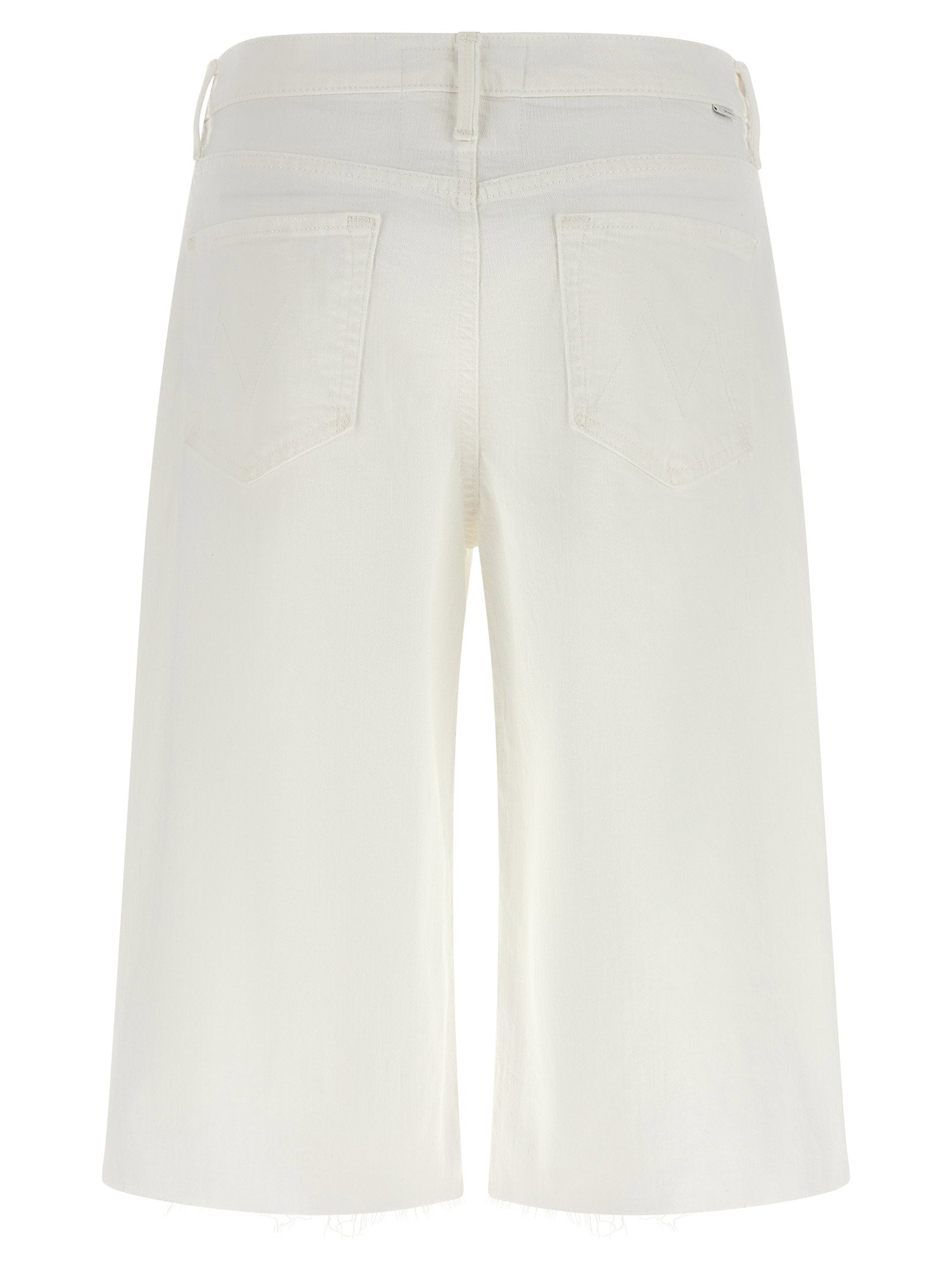 Mother Bermuda Shorts — Cream, view 2