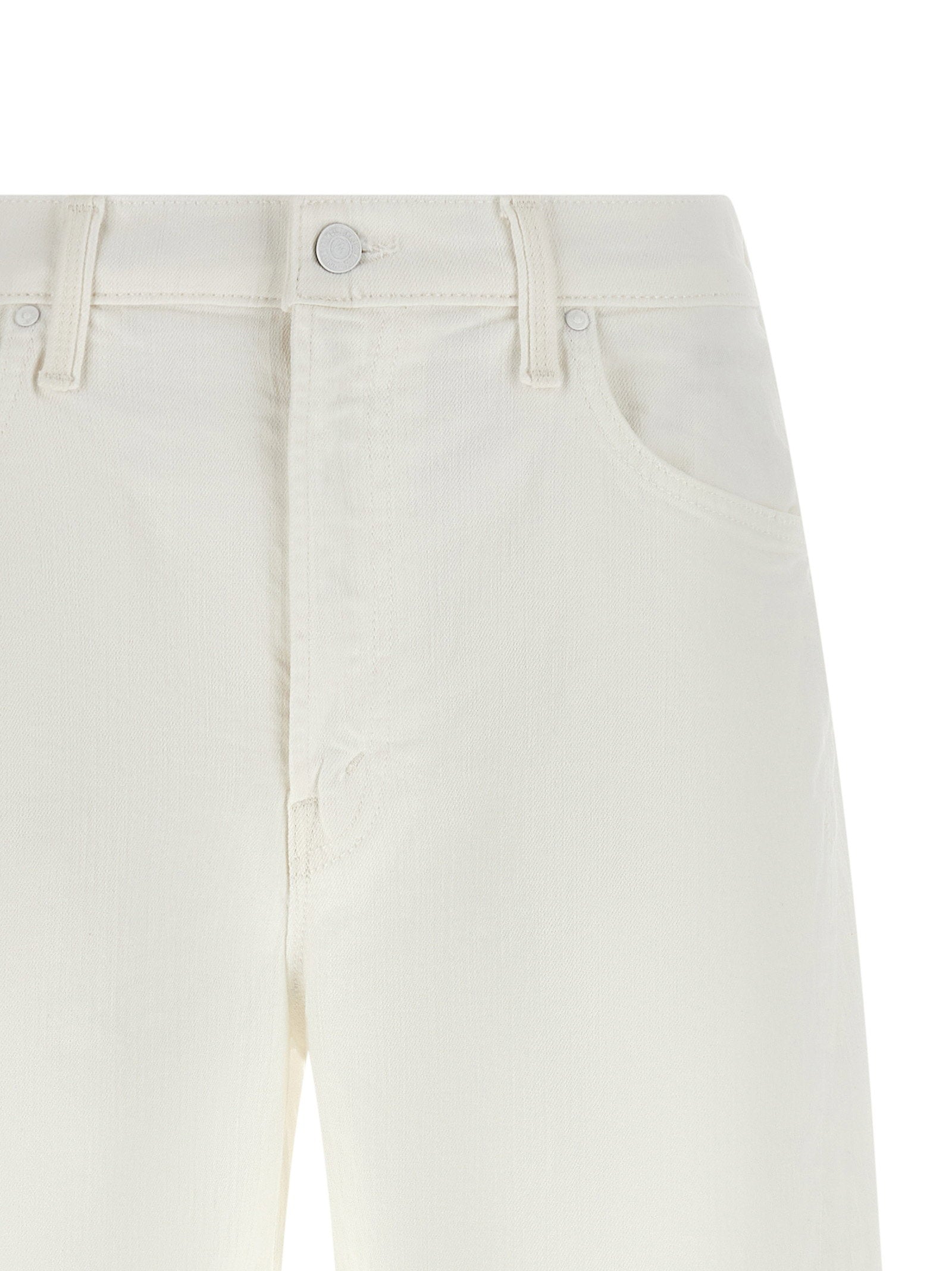 Mother Bermuda Shorts — Cream, view 3