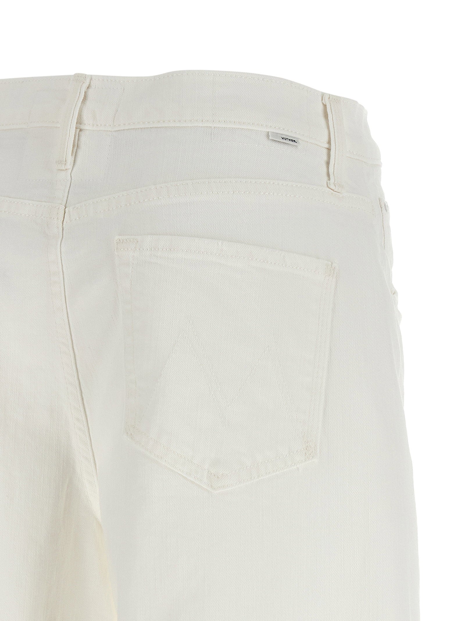 Mother Bermuda Shorts — Cream, view 4