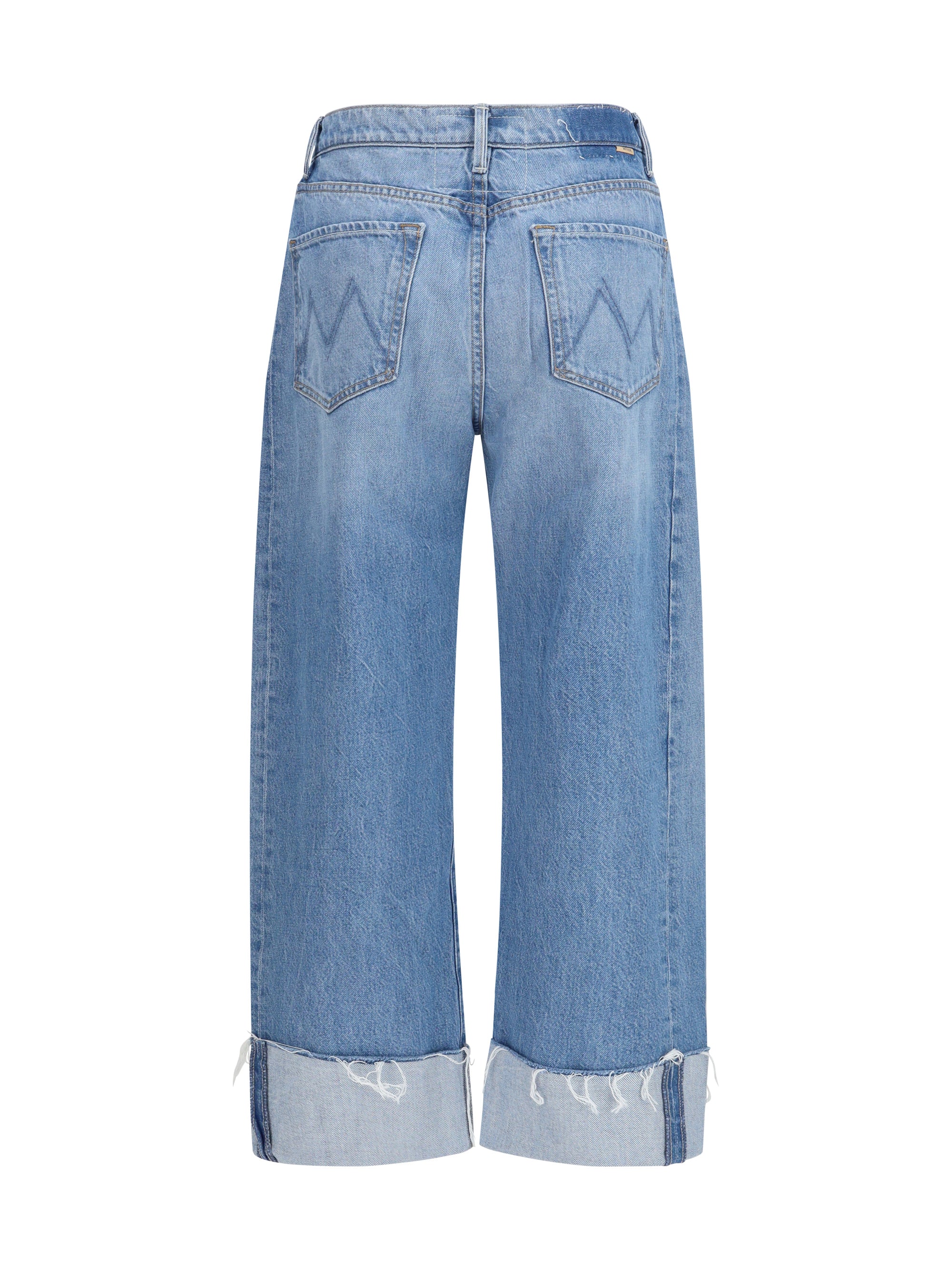 Mother Denim Half-Pipe Jeans — Blue, view 2