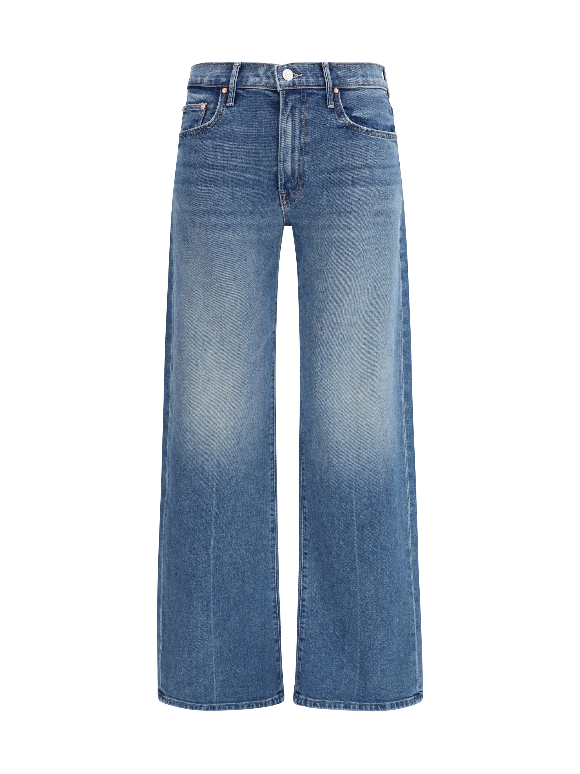 Mother Denim Lasso Sneak Jeans — Blue by Mother Denim