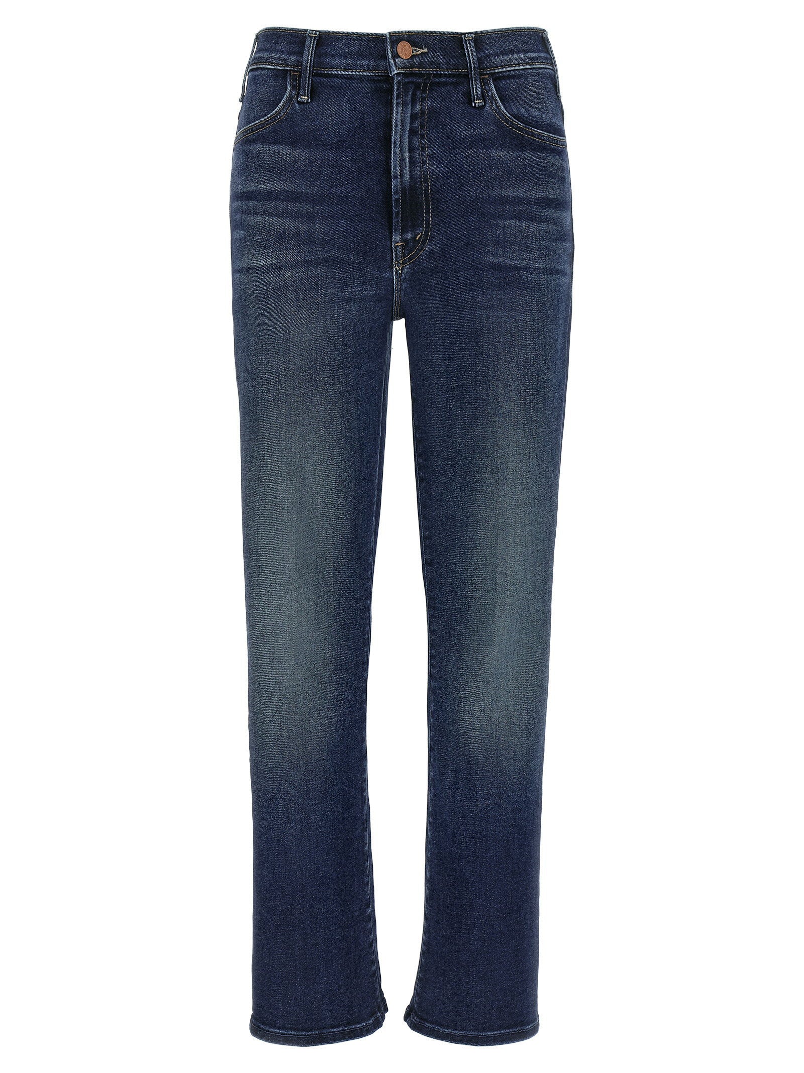Mother The Hustler Ankle Jeans — Blue by Mother