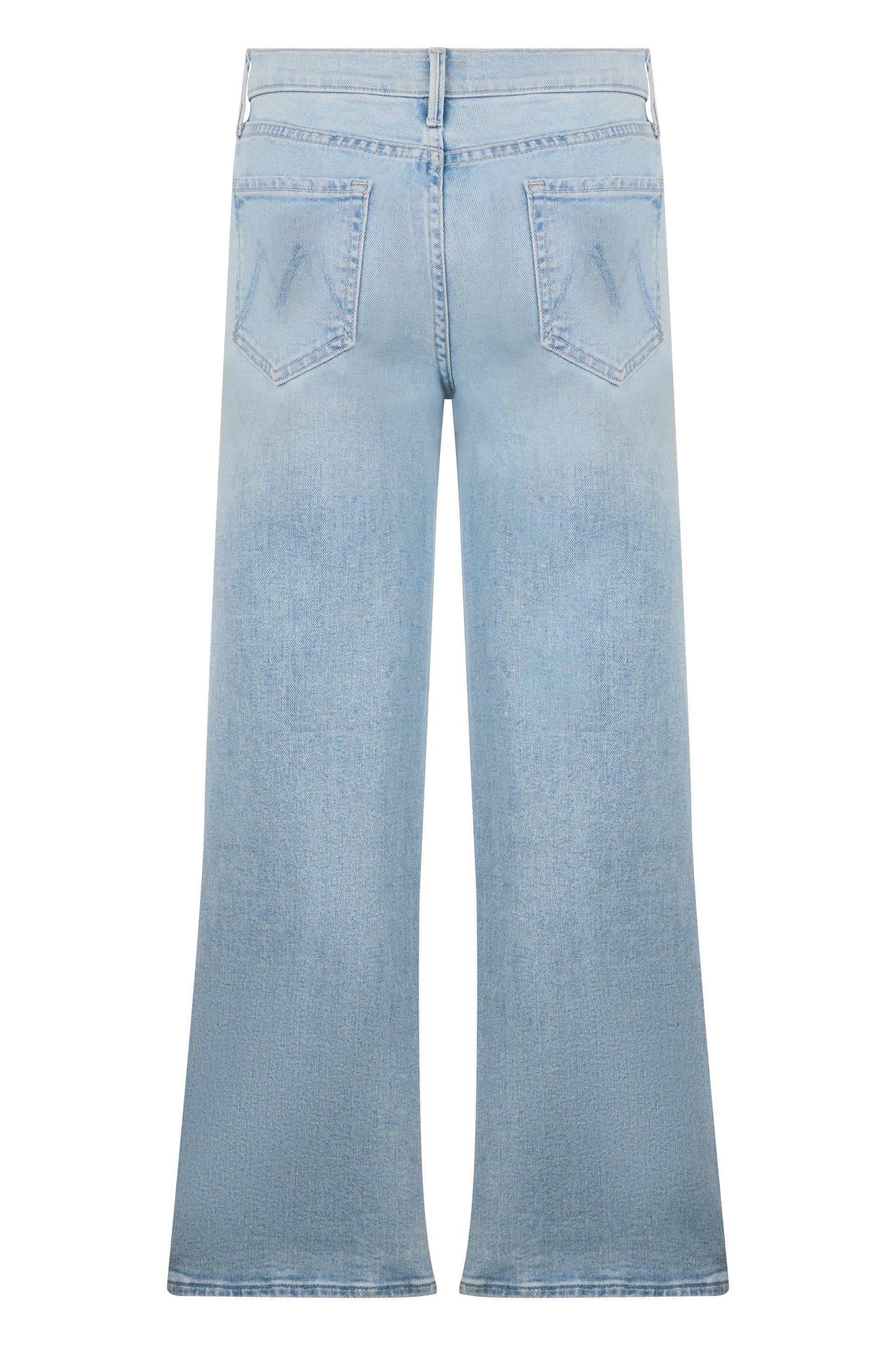 Mother Bell-Bottom Flared Jeans — Blue, view 2