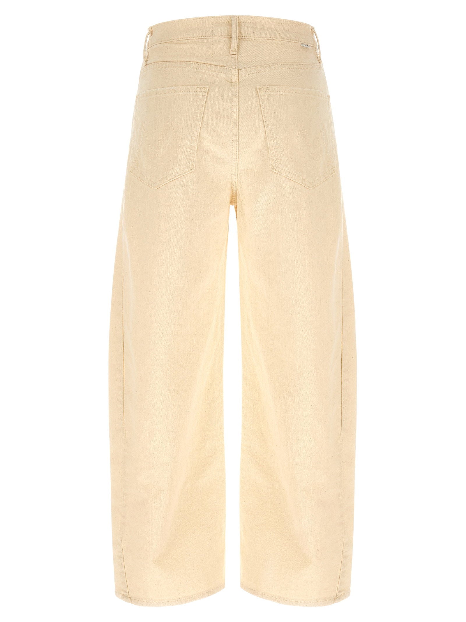Mother Half Pipe Jeans — Ecru, view 2